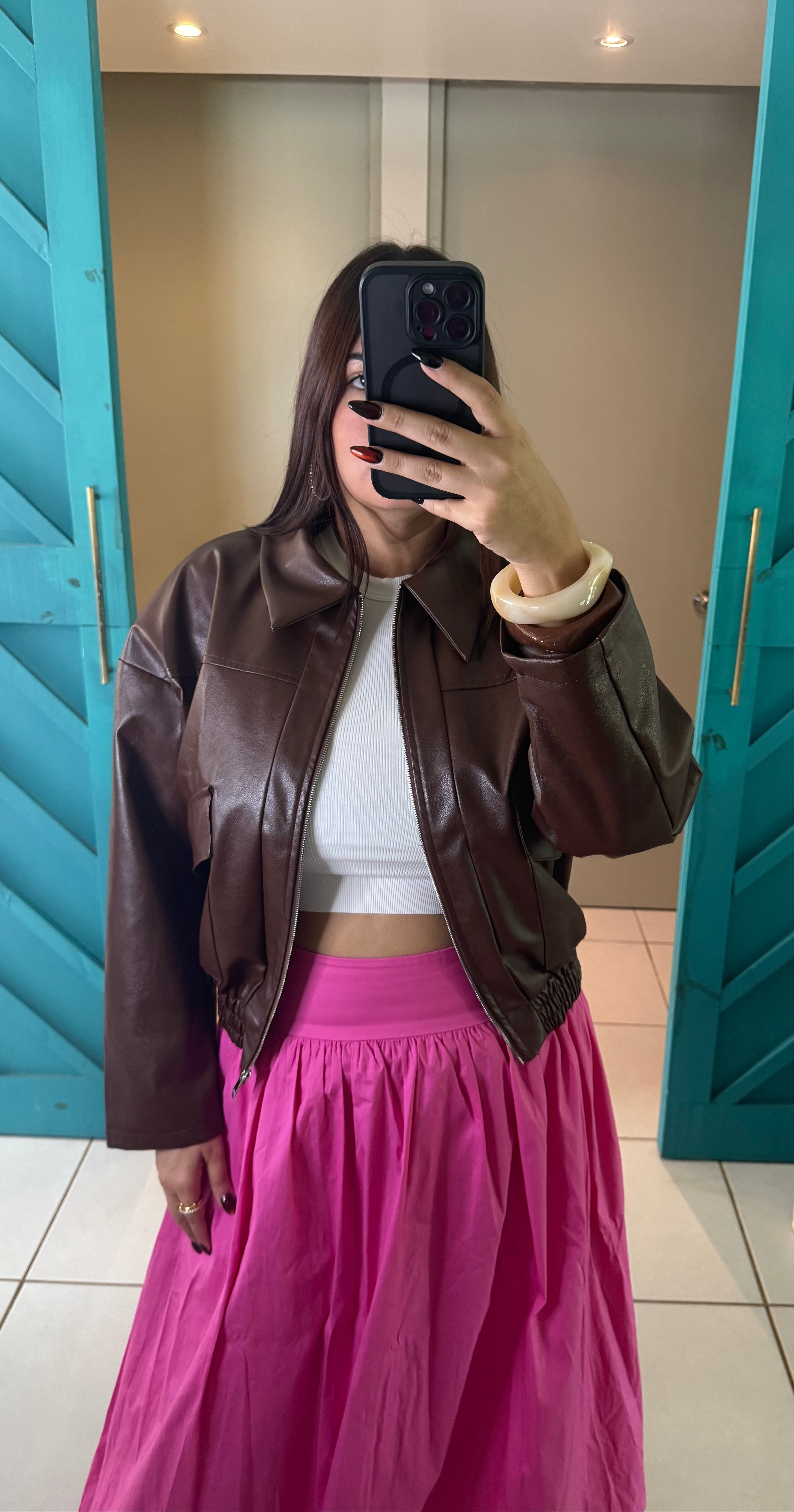 Brown Oversized Jacket