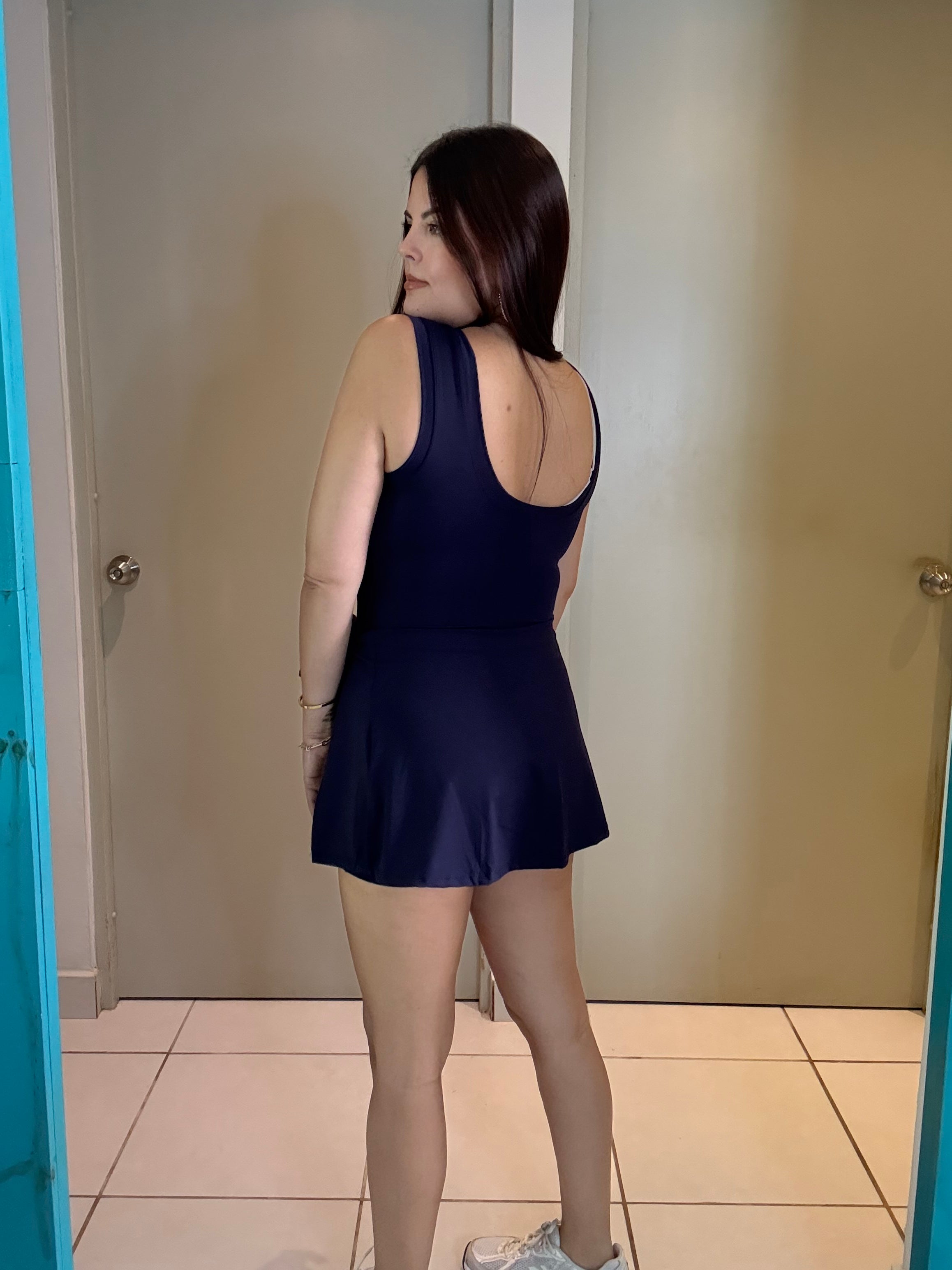 Navy Activewear Dress