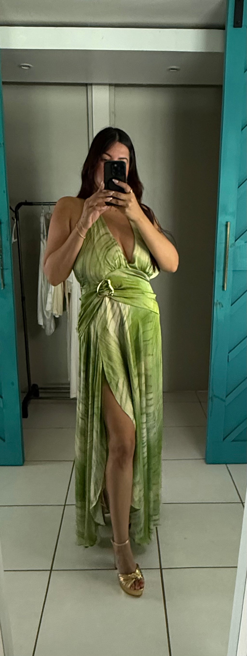 Rio Green Dress